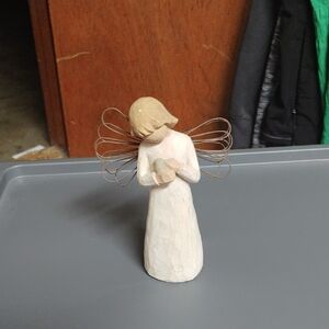 Willow Tree Angel with Cream and Tan Finish